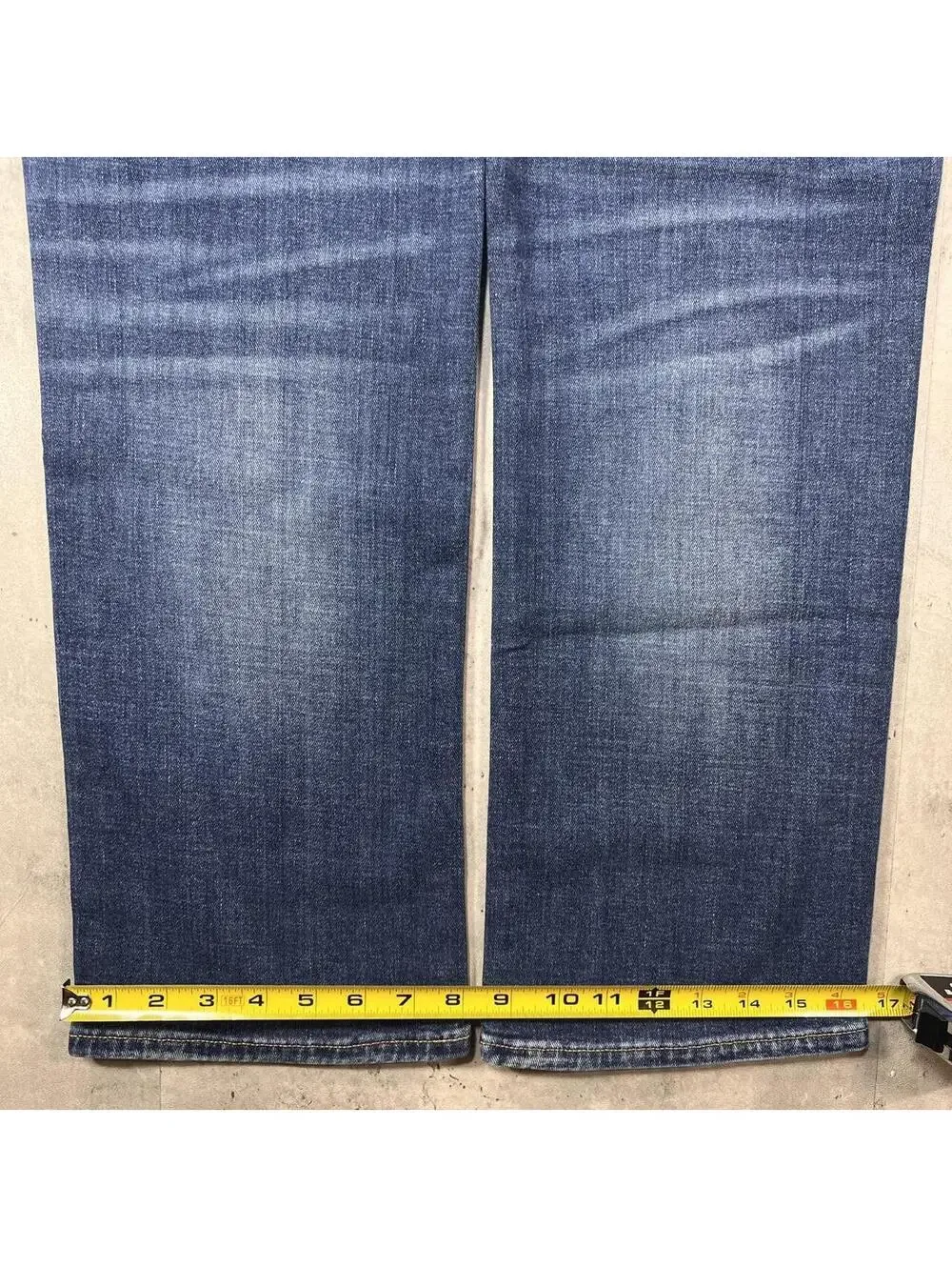Y2K True Religion Grunge Ricky Relaxed Straight Denim Jeans